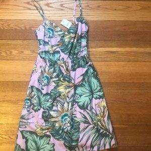 J. Crew floral dress NWT XXS